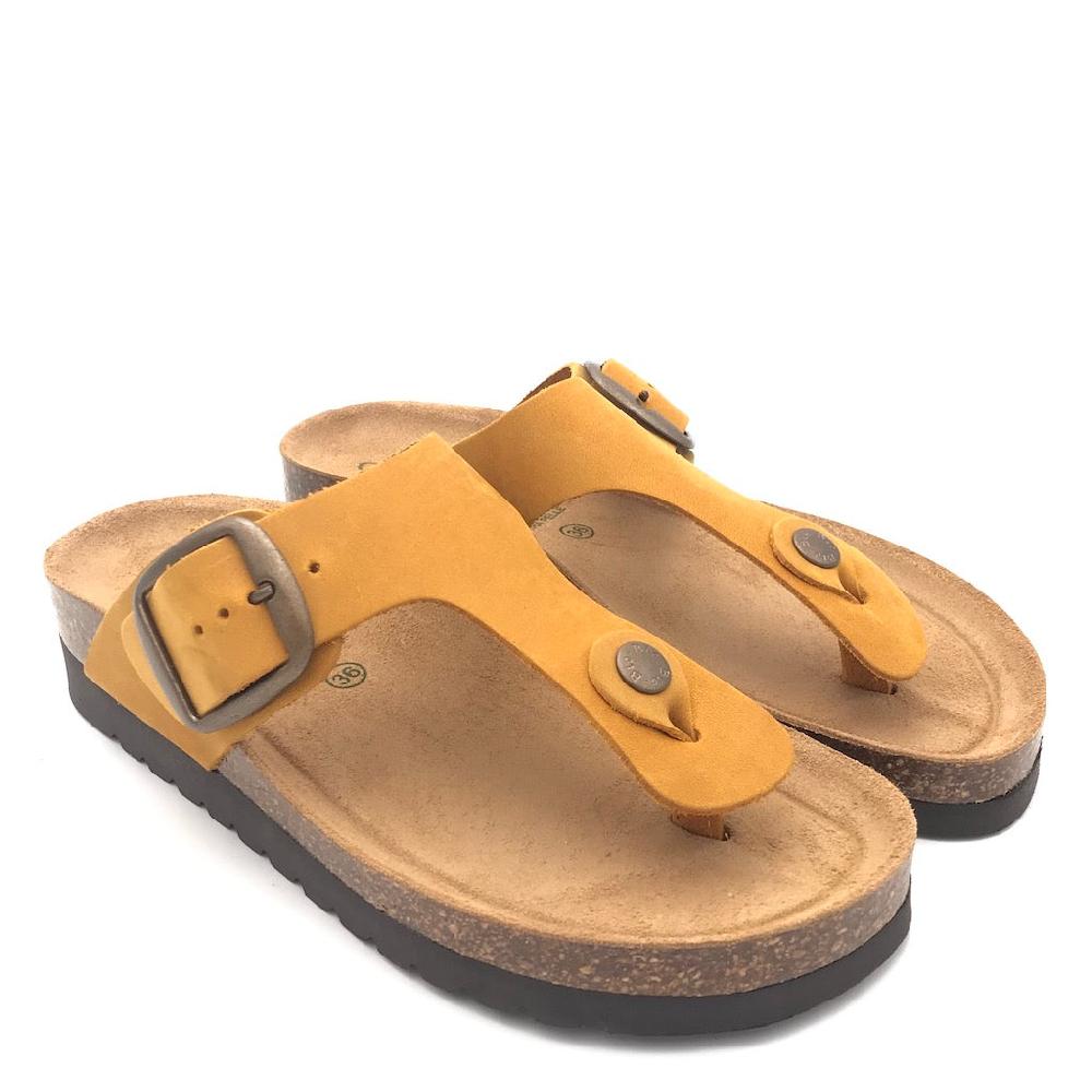 Zulian Calzature Ciabatta Hola infradito ocra 2025
