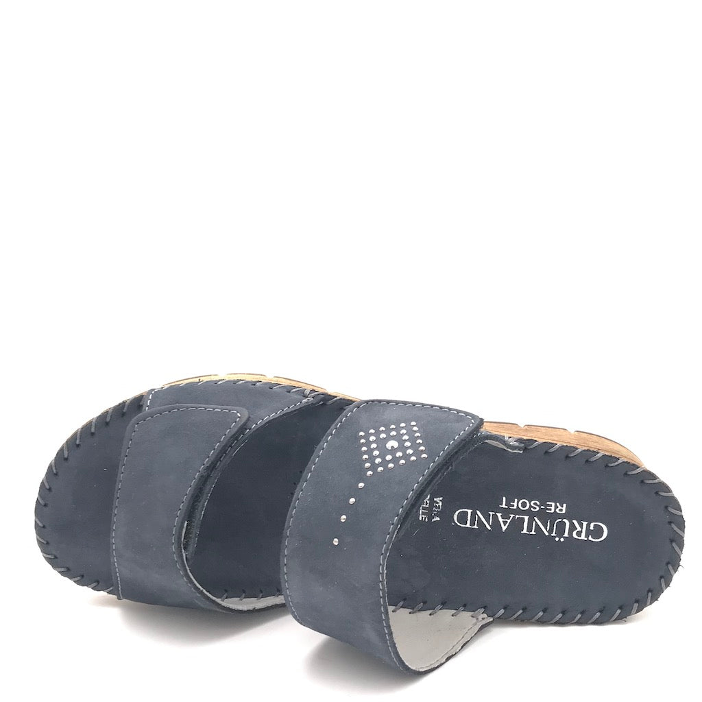 Zulian Calzature Ciabatta Palo blu Officina