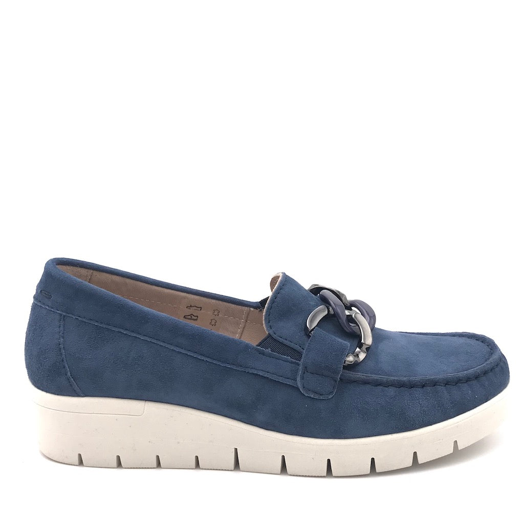Zulian Calzature Mocassino Tafa blu Nuovo