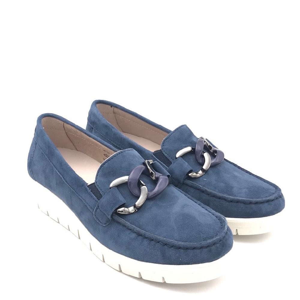 Zulian Calzature Mocassino Tafa blu Nuovo