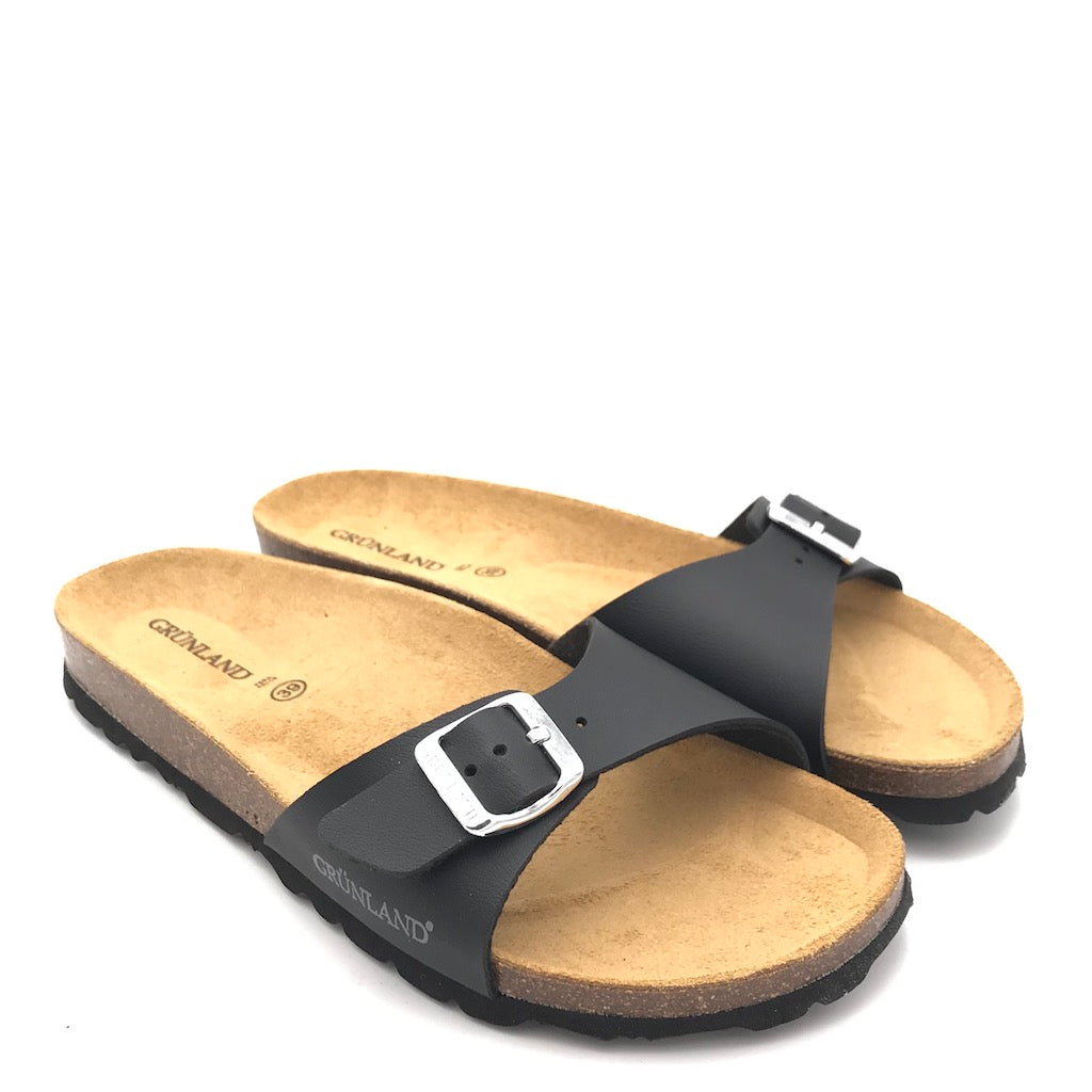 Zulian Calzature Ciabatta Sara fascia nera Spedizione Gratuita
