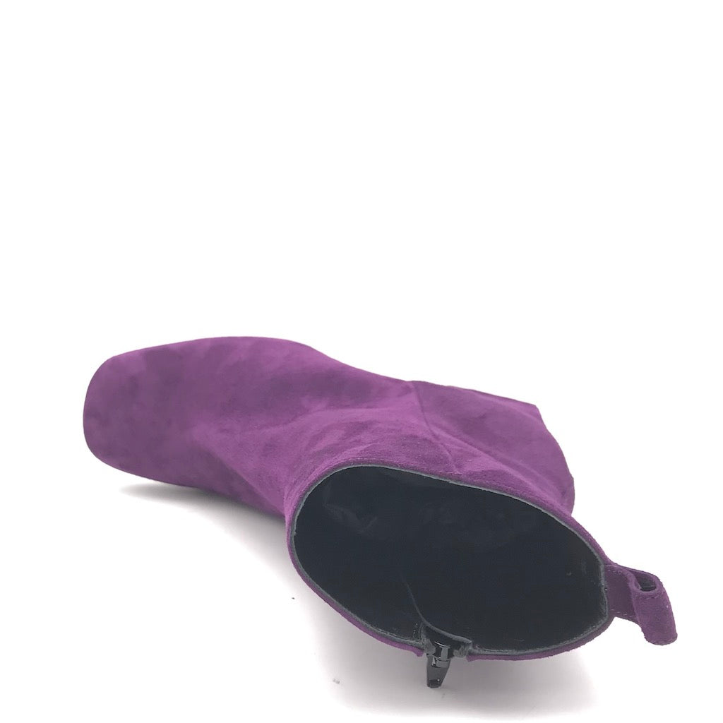 Zulian Calzature Tronchetto camoscio viola Economico