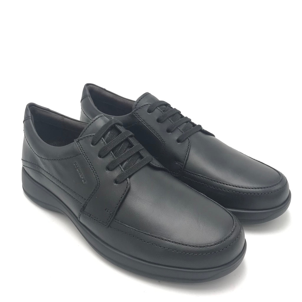 Zulian Calzature Scarpa Season allacciata in nappa nera In Saldo