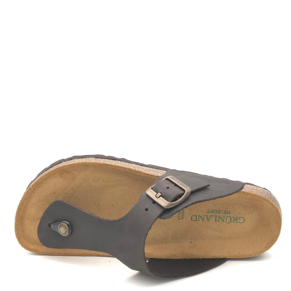Zulian Calzature Ciabatta Bobo infradito mogano Moda