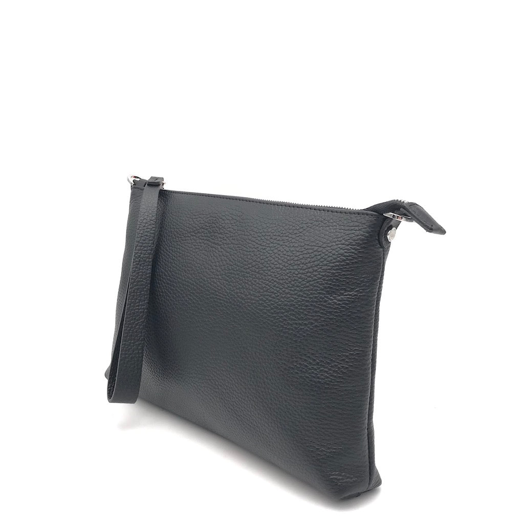 Zulian Calzature Pochette Jana nera Italy