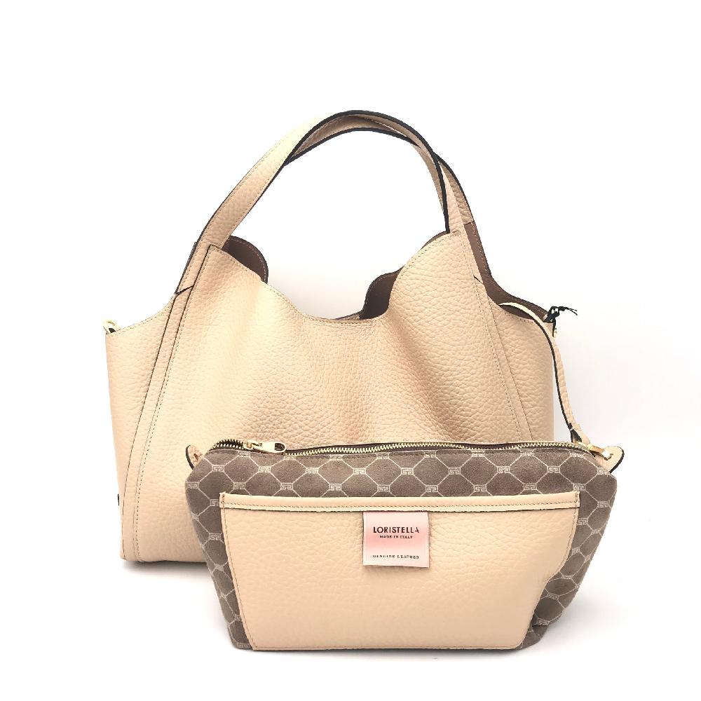 Zulian Calzature Borsa a spalla Serena media sand In Saldo