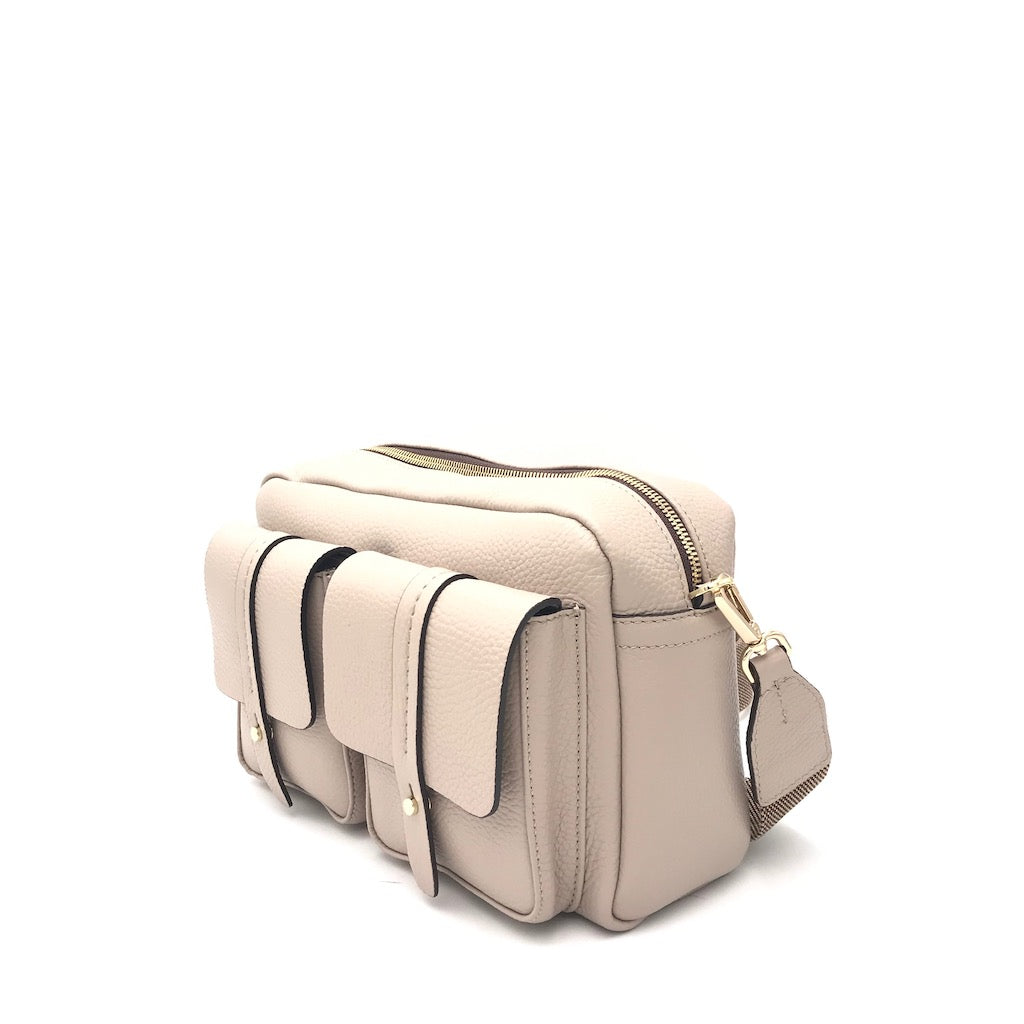 Zulian Calzature Borsa a tracolla Viola taupe Consegna Veloce