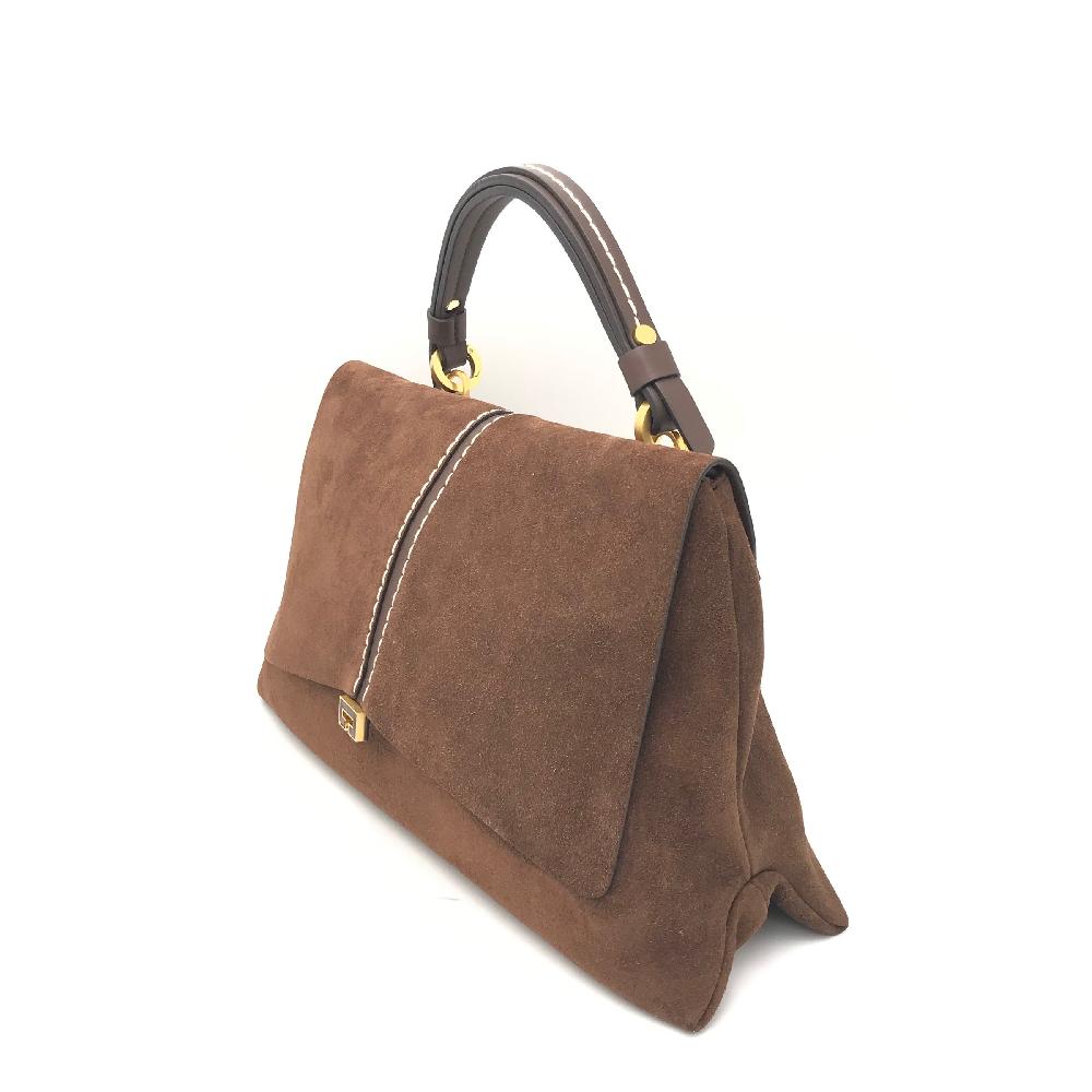 Zulian Calzature Borsa Kendall camoscio marrone Novità