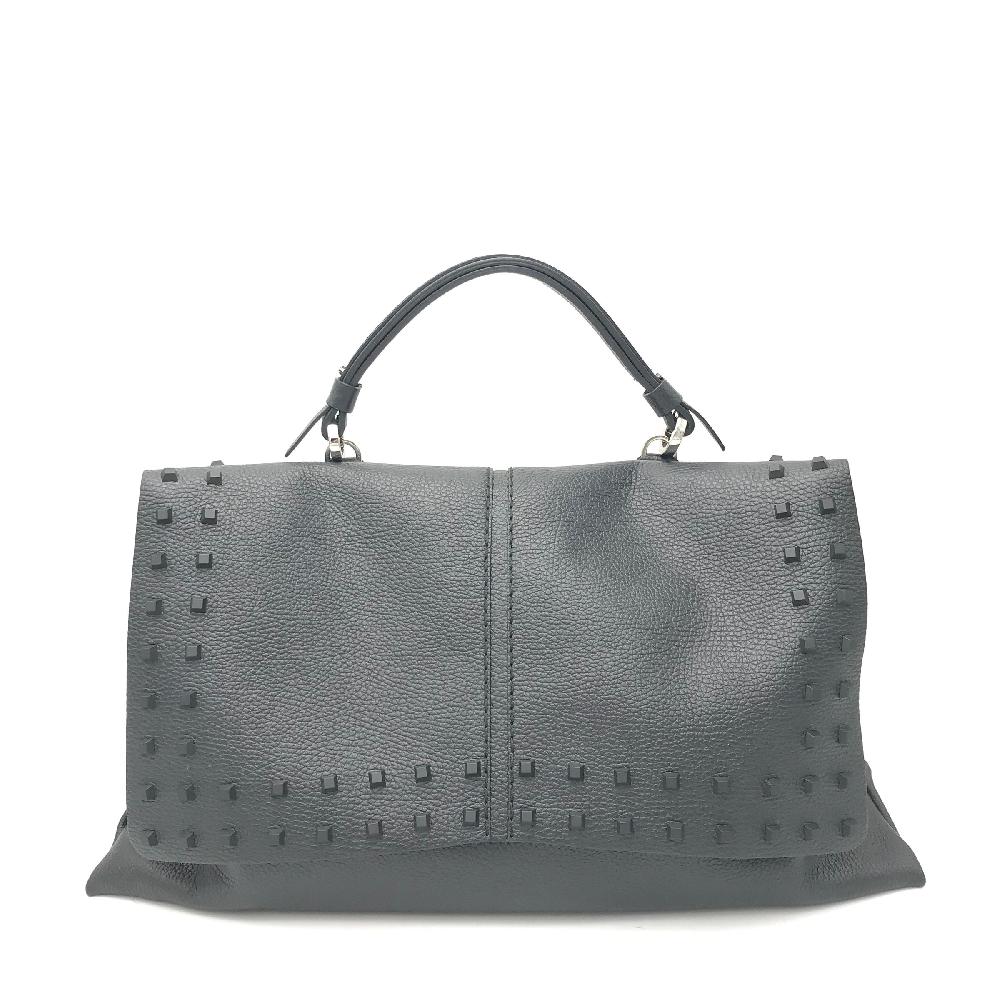 Zulian Calzature Borsa Kendal large nera borchie Sconto