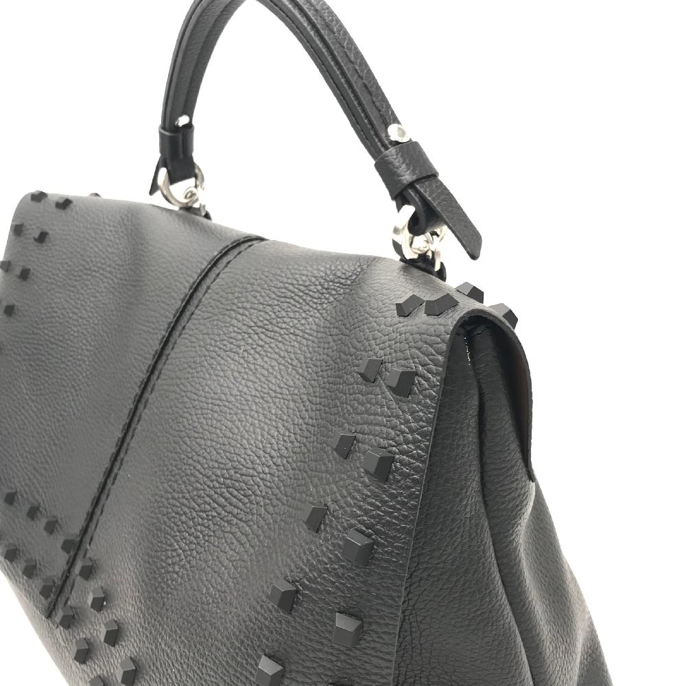 Zulian Calzature Borsa Kendal large nera borchie Sconto