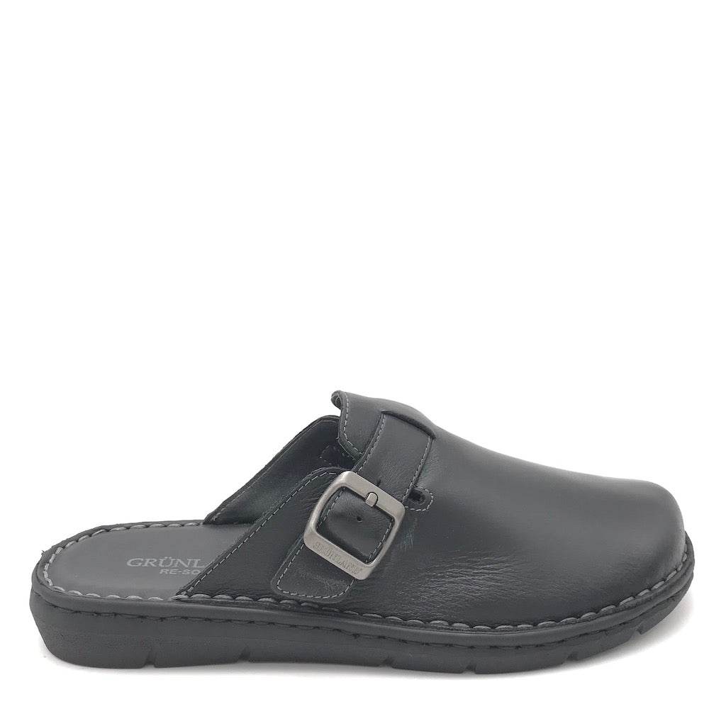 Zulian Calzature Ciabatta Ebro nera Saldi Di Fabbrica