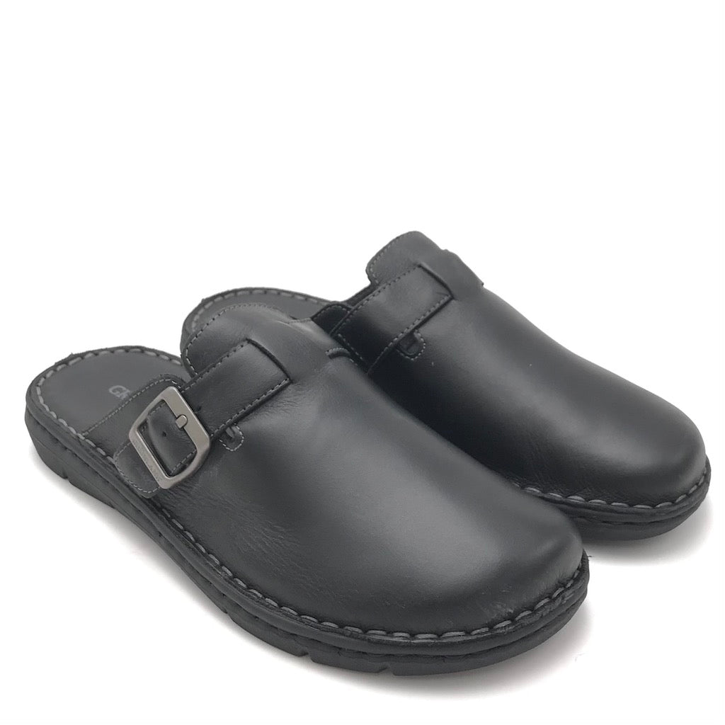 Zulian Calzature Ciabatta Ebro nera Saldi Di Fabbrica