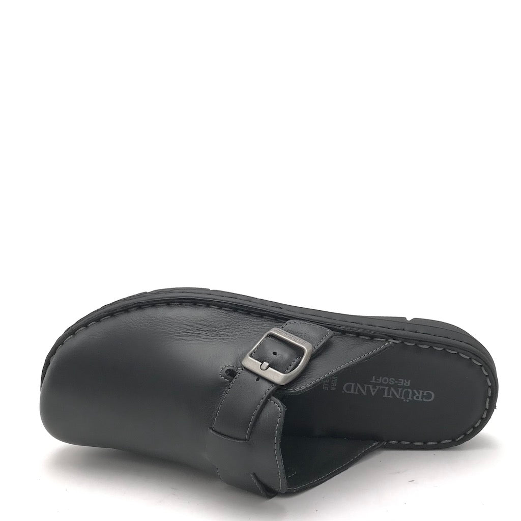 Zulian Calzature Ciabatta Ebro nera Saldi Di Fabbrica