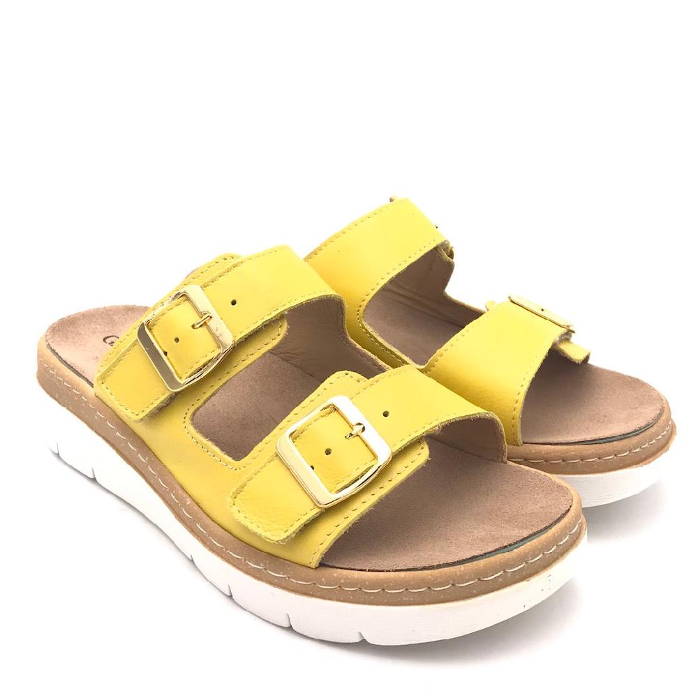 Zulian Calzature Ciabatta Moll giallo ocra Nuova