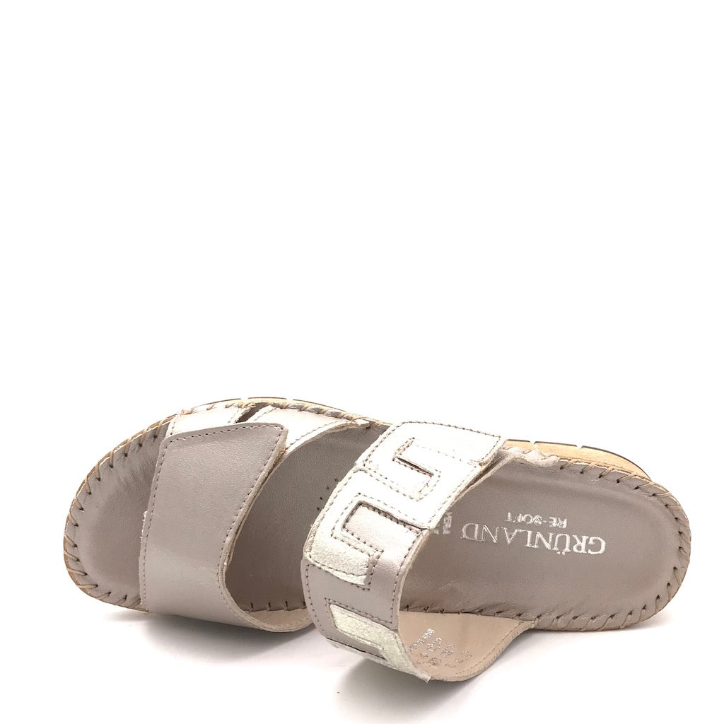 Zulian Calzature Ciabatta Palo platino Moda