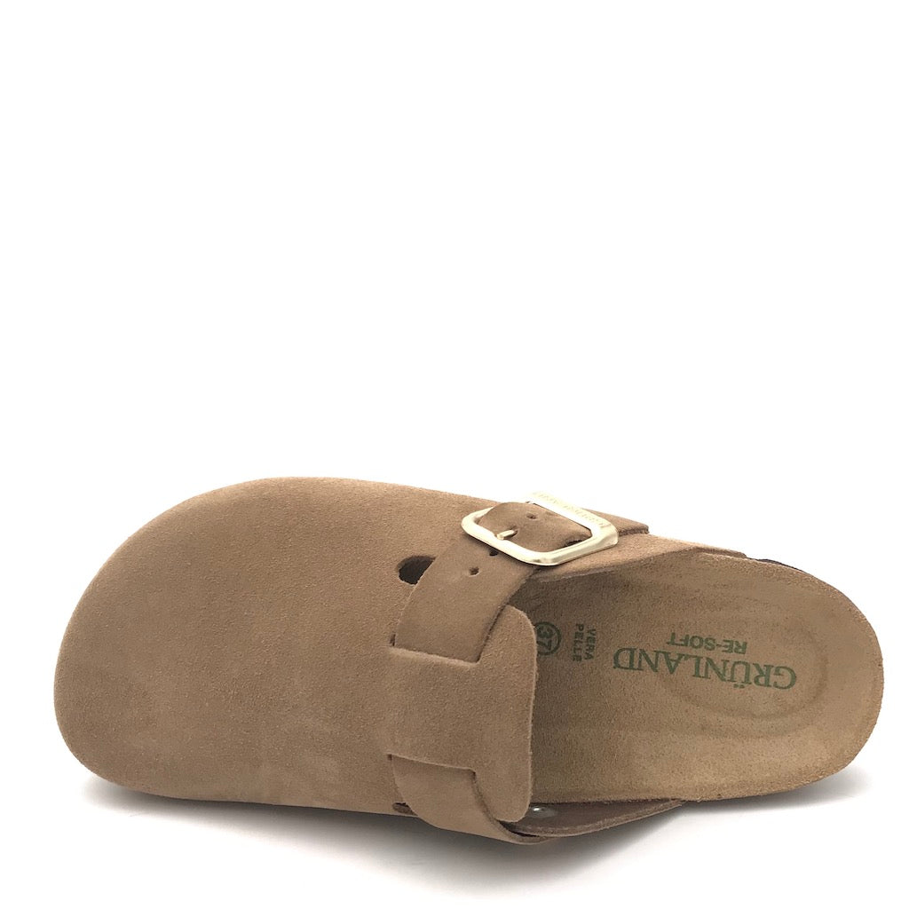 Zulian Calzature Ciabatta chiusa Sara tortora 2025