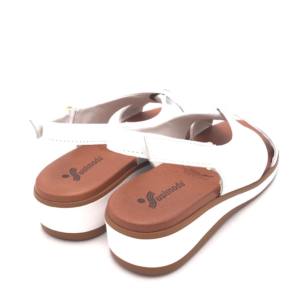 Zulian Calzature Sandalo bianco Spedizione Gratuita