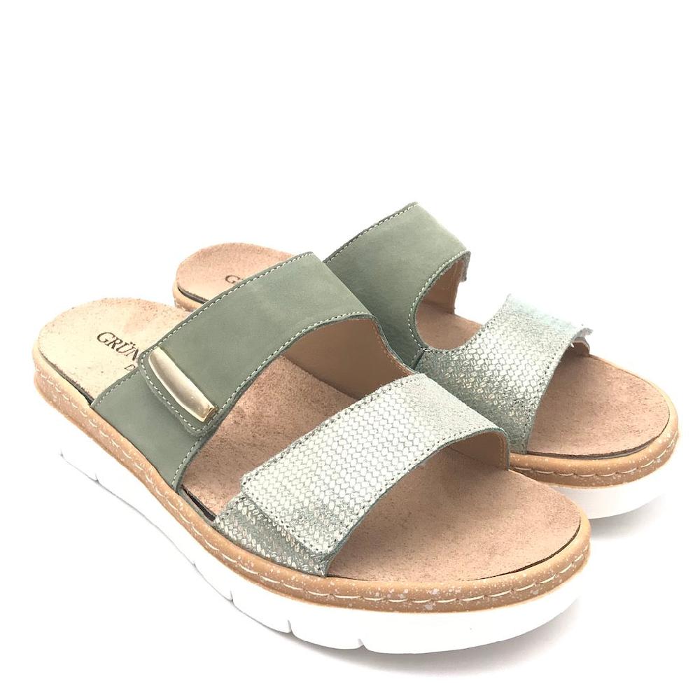 Zulian Calzature Ciabatta Moll salvia Pezzi Unici