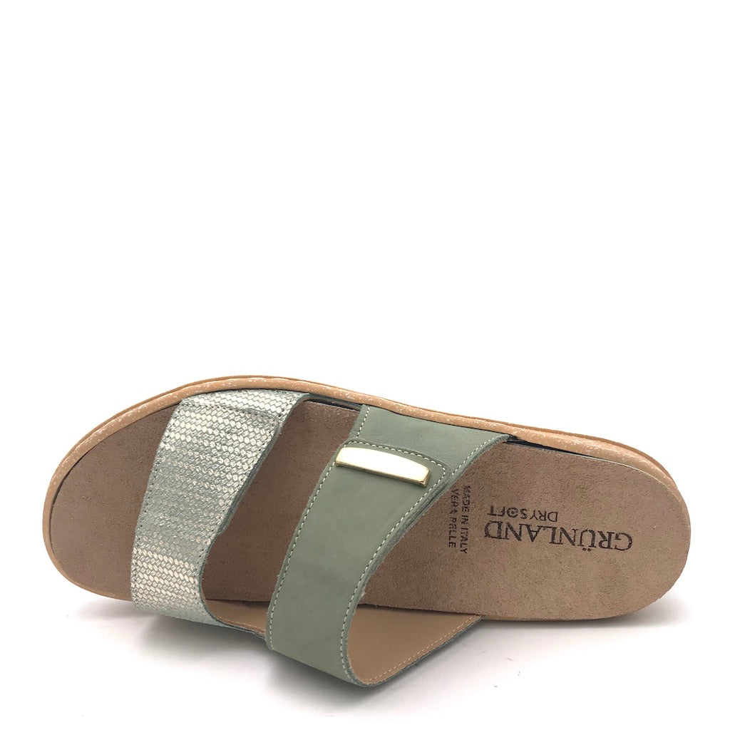 Zulian Calzature Ciabatta Moll salvia Pezzi Unici