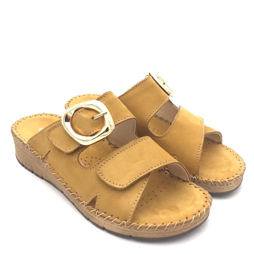 Zulian Calzature Ciabatta Palo ocra Soddisfazione Garantita