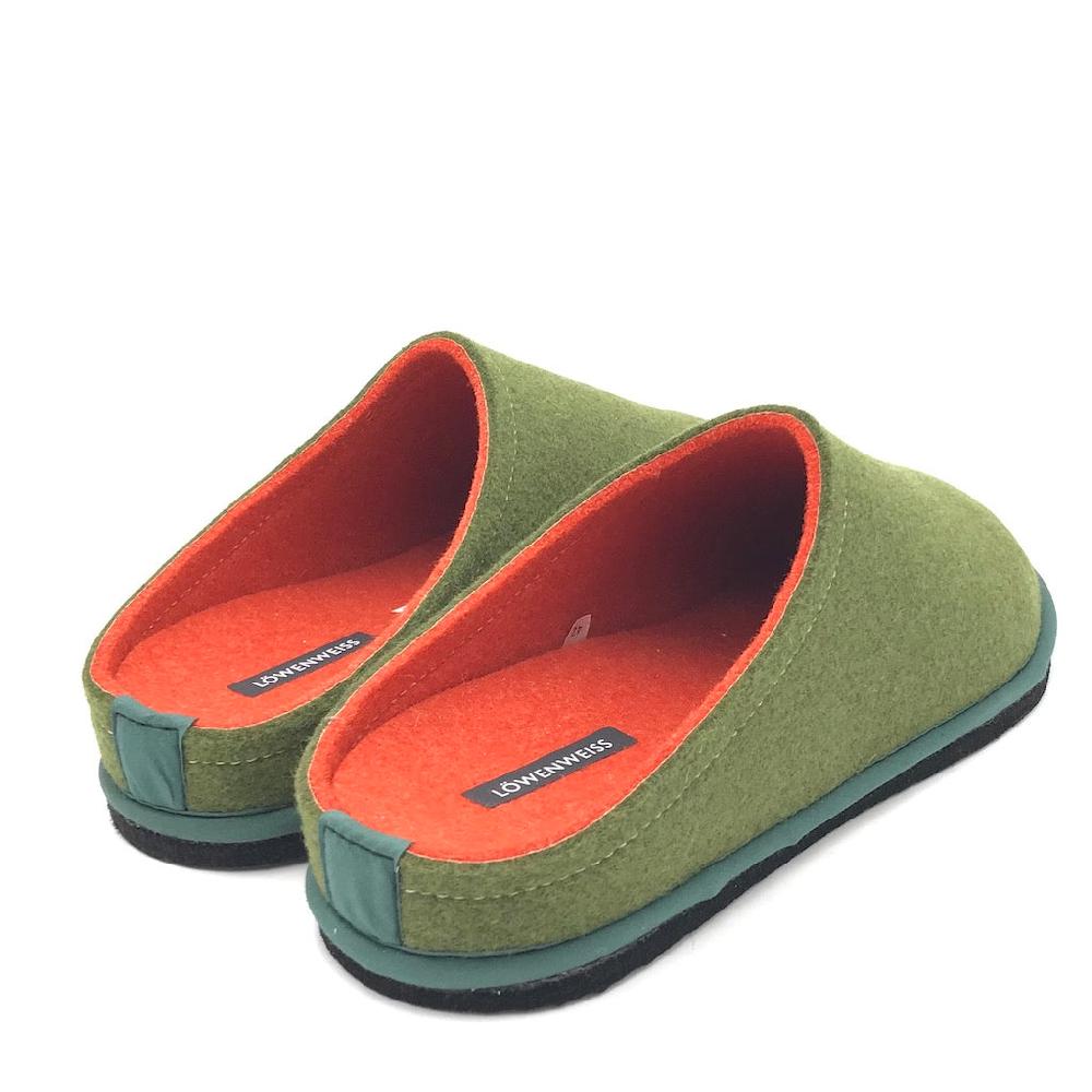 Zulian Calzature Ciabatta Easy bicolor muschio-arancione Convenienza