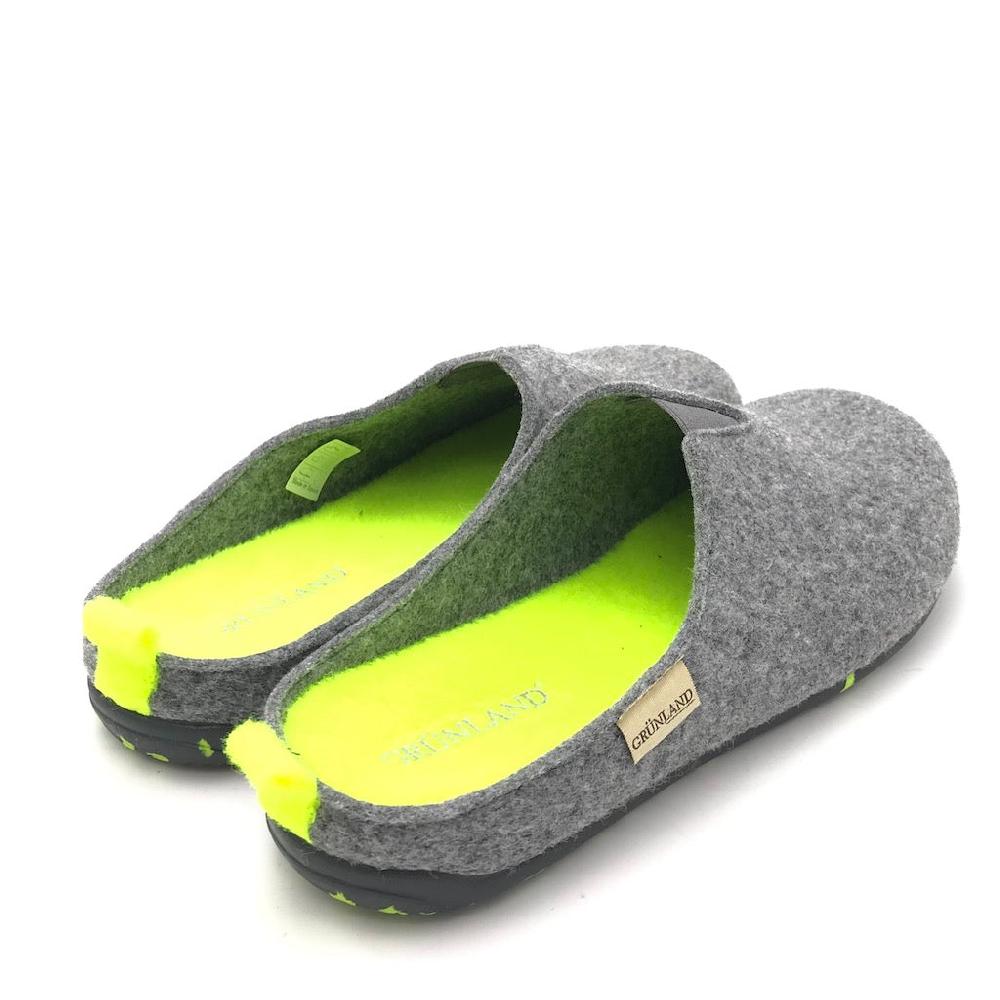 Zulian Calzature Ciabatta Ormi antracite-giallo Novità