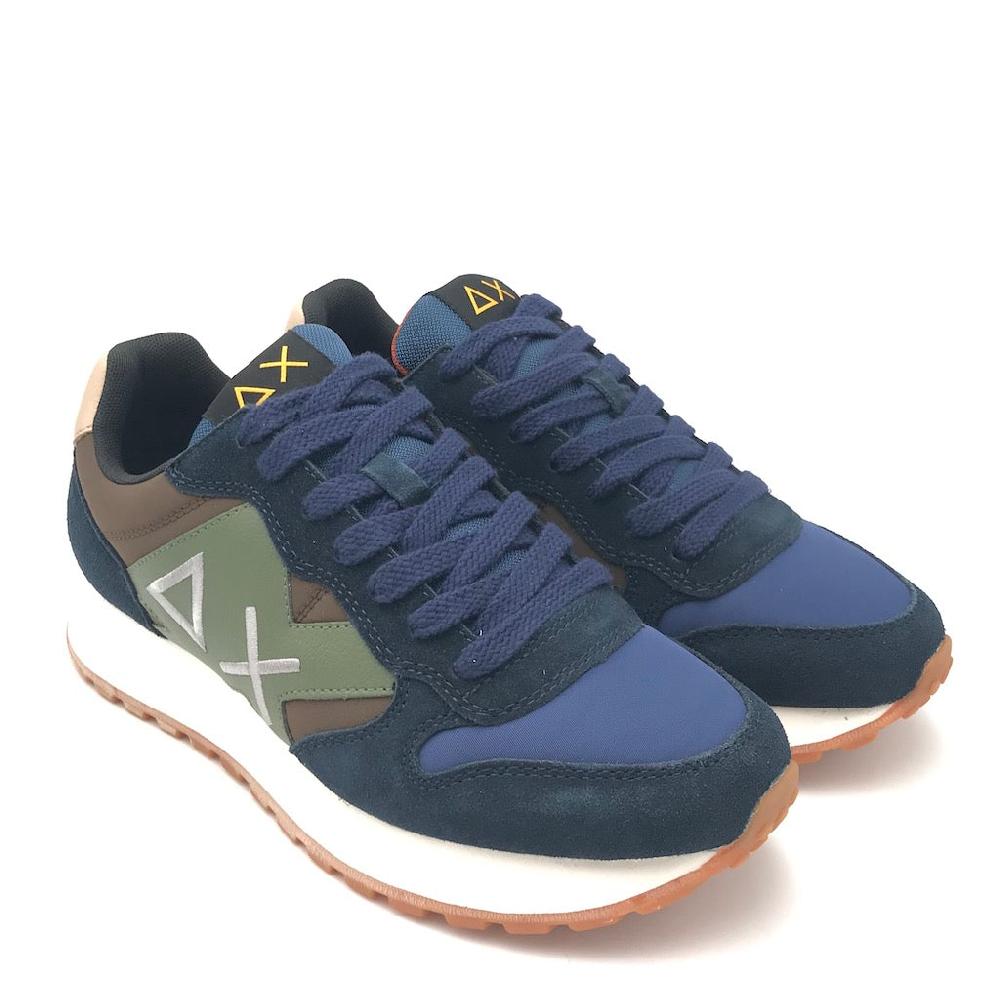 Zulian Calzature Sneakers Jaki bicolor blu Outlet