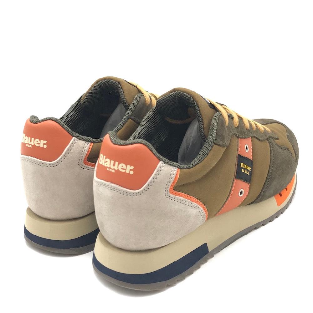 Zulian Calzature Sneakers Queens01 green-ochre Negozio