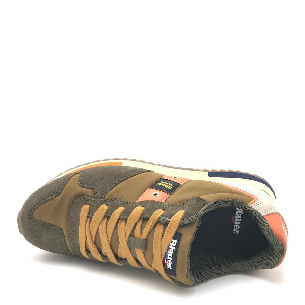 Zulian Calzature Sneakers Queens01 green-ochre Negozio