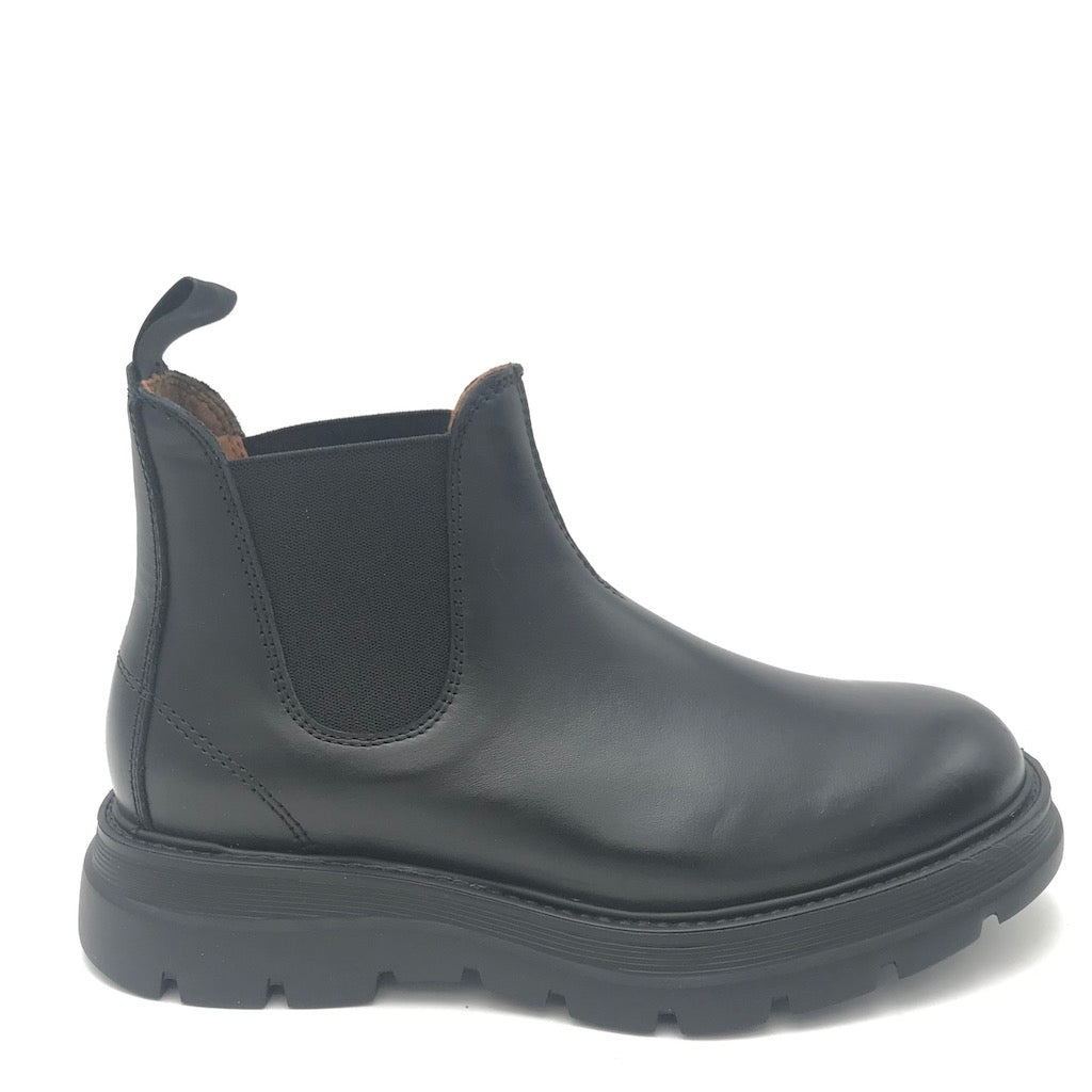 Zulian Calzature Beatles in pelle nera Nuova