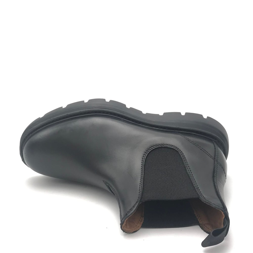 Zulian Calzature Beatles in pelle nera Nuova