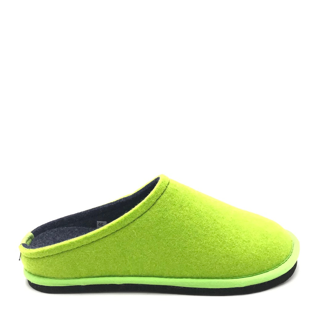 Zulian Calzature Ciabatta Easy bicolor verde fluo-blu Soddisfazione Garantita