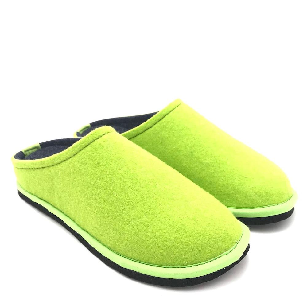 Zulian Calzature Ciabatta Easy bicolor verde fluo-blu Soddisfazione Garantita