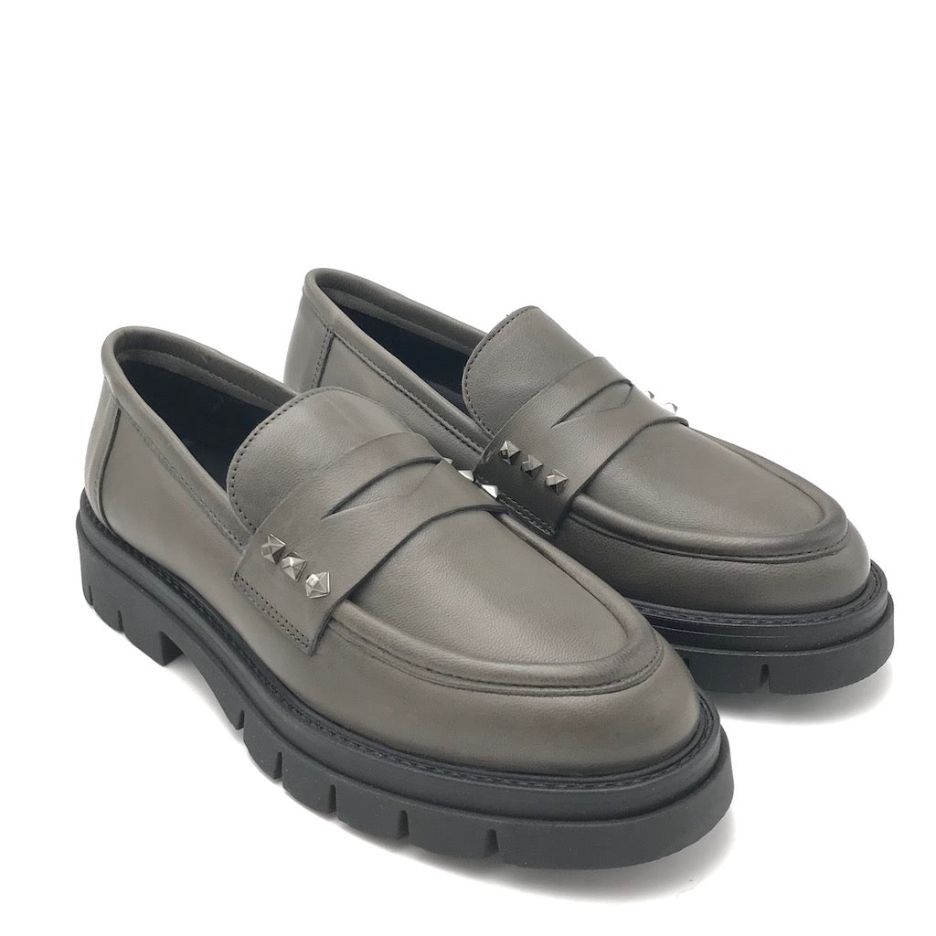 Zulian Calzature Mocassino Taylor color fumo Outlet