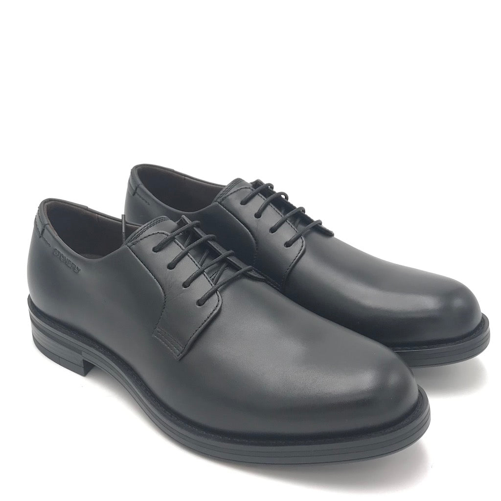Zulian Calzature Scarpa Carnaby allacciata in nappa nera Presa