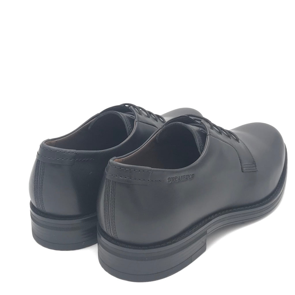 Zulian Calzature Scarpa Carnaby allacciata in nappa nera Presa