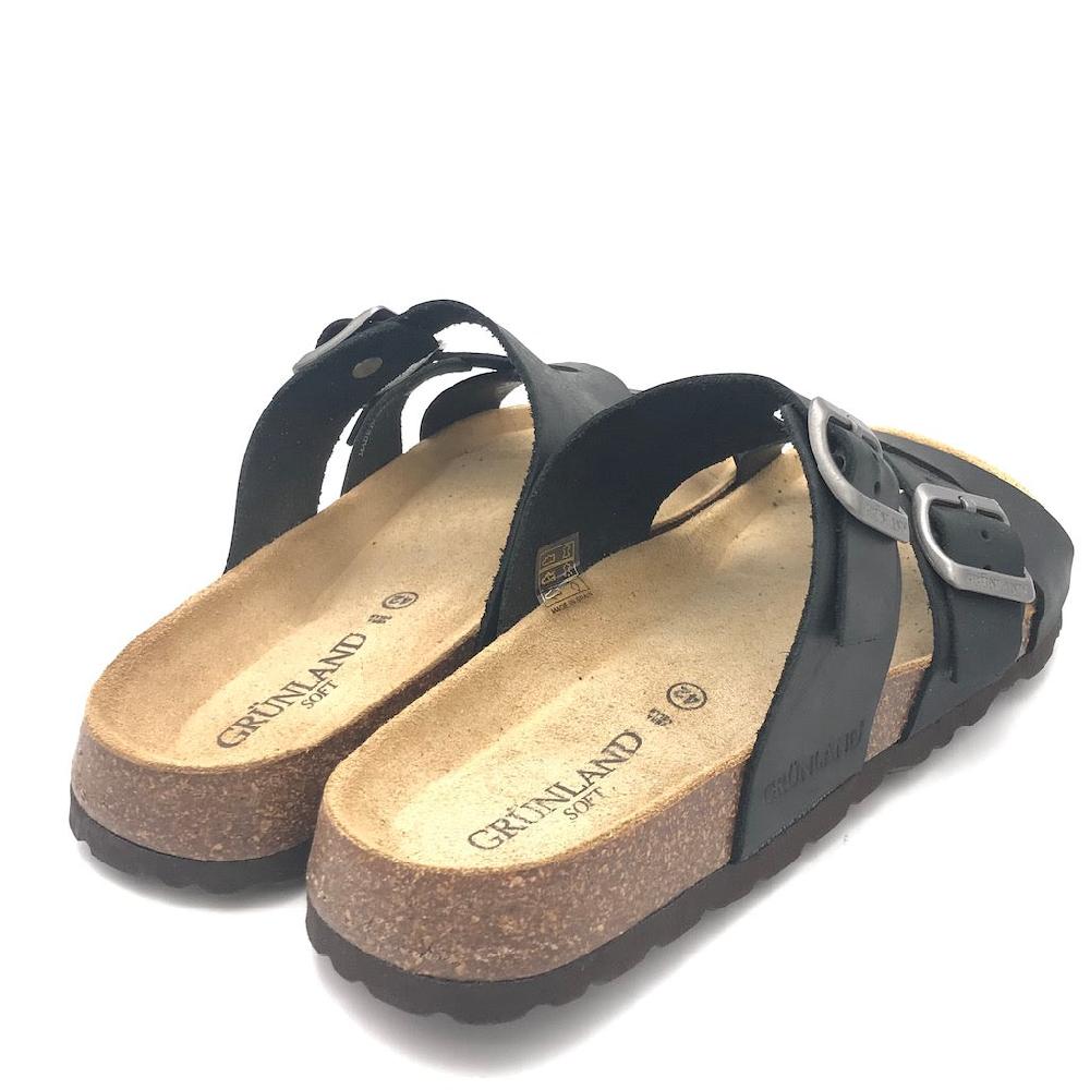 Zulian Calzature Ciabatta incrociata Bobo nera Offerta