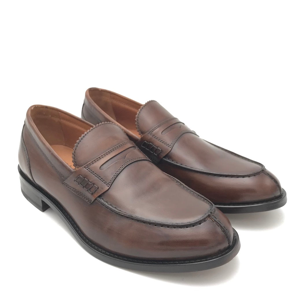 Zulian Calzature Mocassino college marrone Vendita Calda