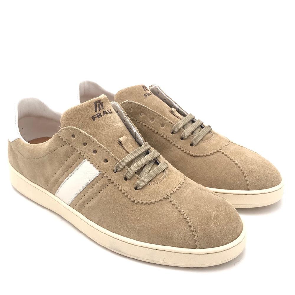 Zulian Calzature Sneakers suede avena In Linea