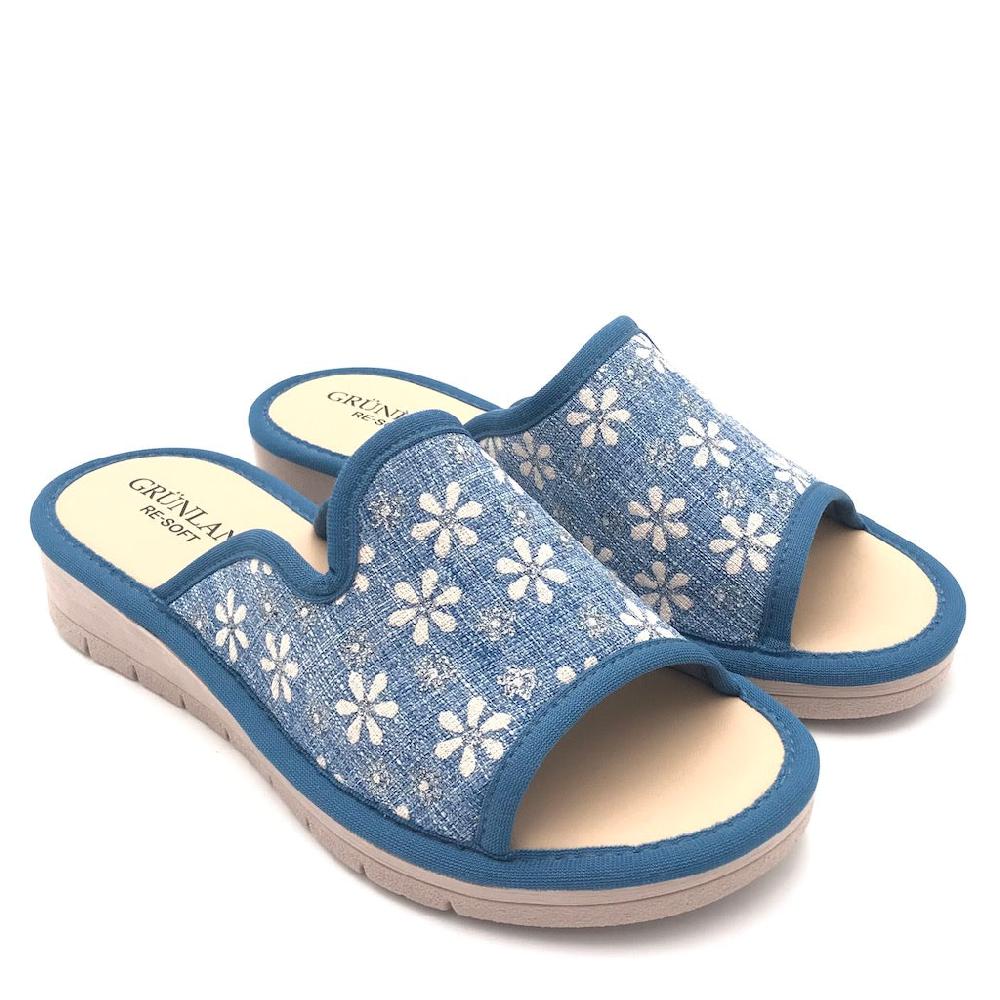 Zulian Calzature Ciabatta Dola tessuto jeans Spedizione Gratuita