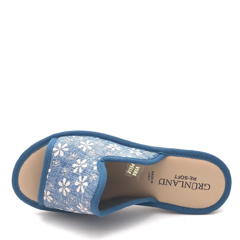 Zulian Calzature Ciabatta Dola tessuto jeans Spedizione Gratuita