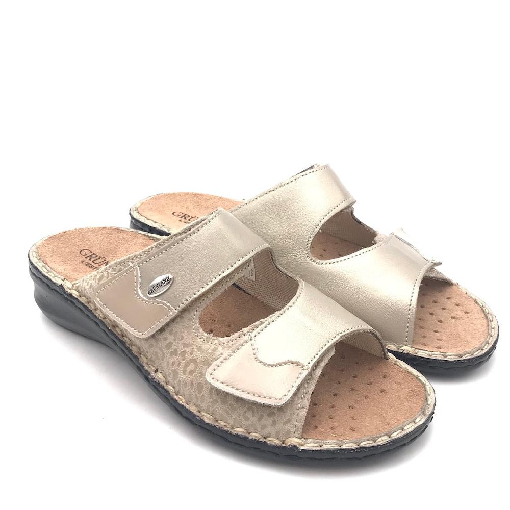 Zulian Calzature Ciabatta Dami platino Consegna Veloce