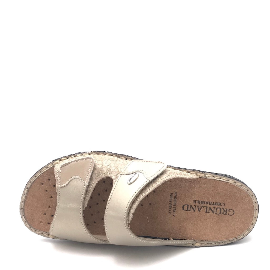 Zulian Calzature Ciabatta Dami platino Consegna Veloce