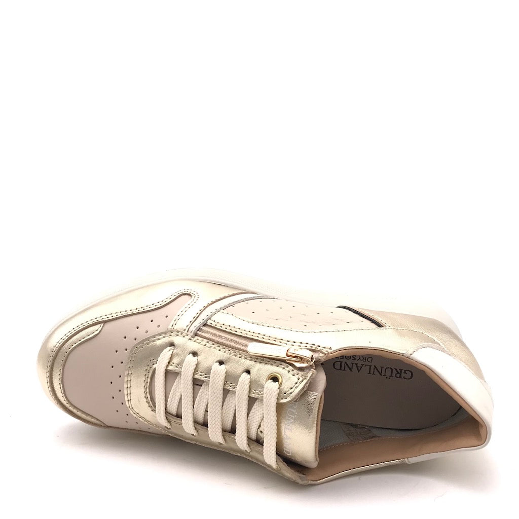 Zulian Calzature Sneakers Seli beige-platino Promozione Limitata
