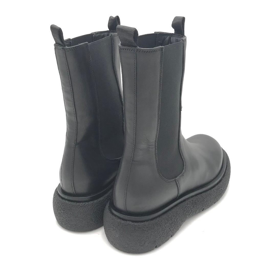 Zulian Calzature Boot Sophie beat in pelle nera Presa