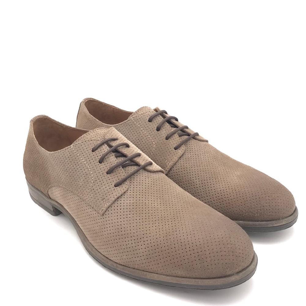 Zulian Calzature Allacciata Deryk taupe In Vendita