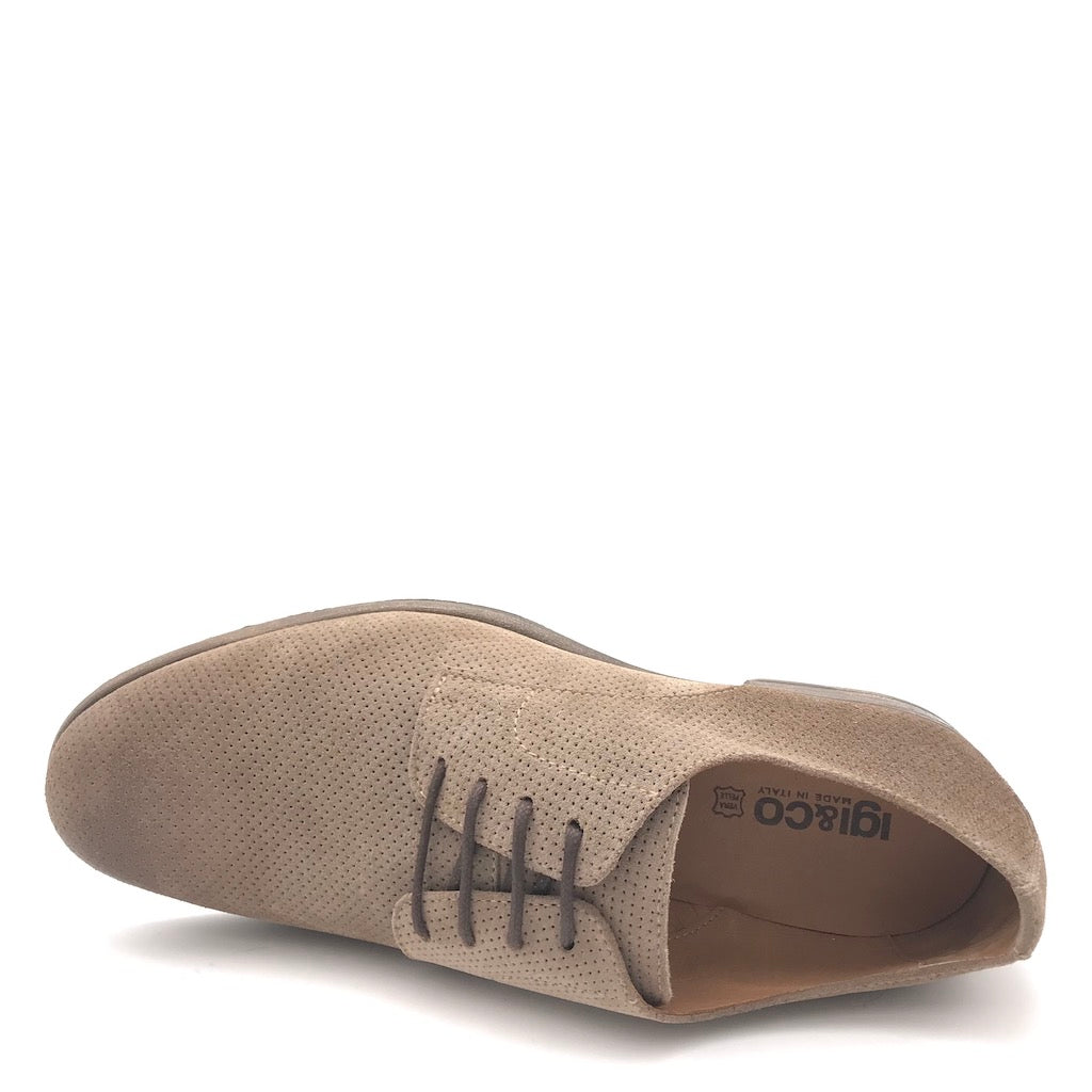 Zulian Calzature Allacciata Deryk taupe In Vendita