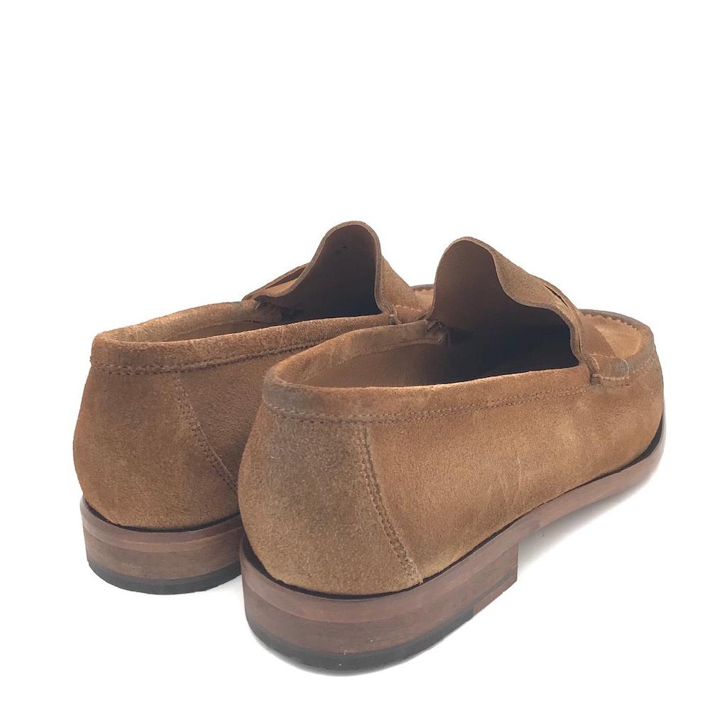 Zulian Calzature Mocassino in velour taupe Saldi