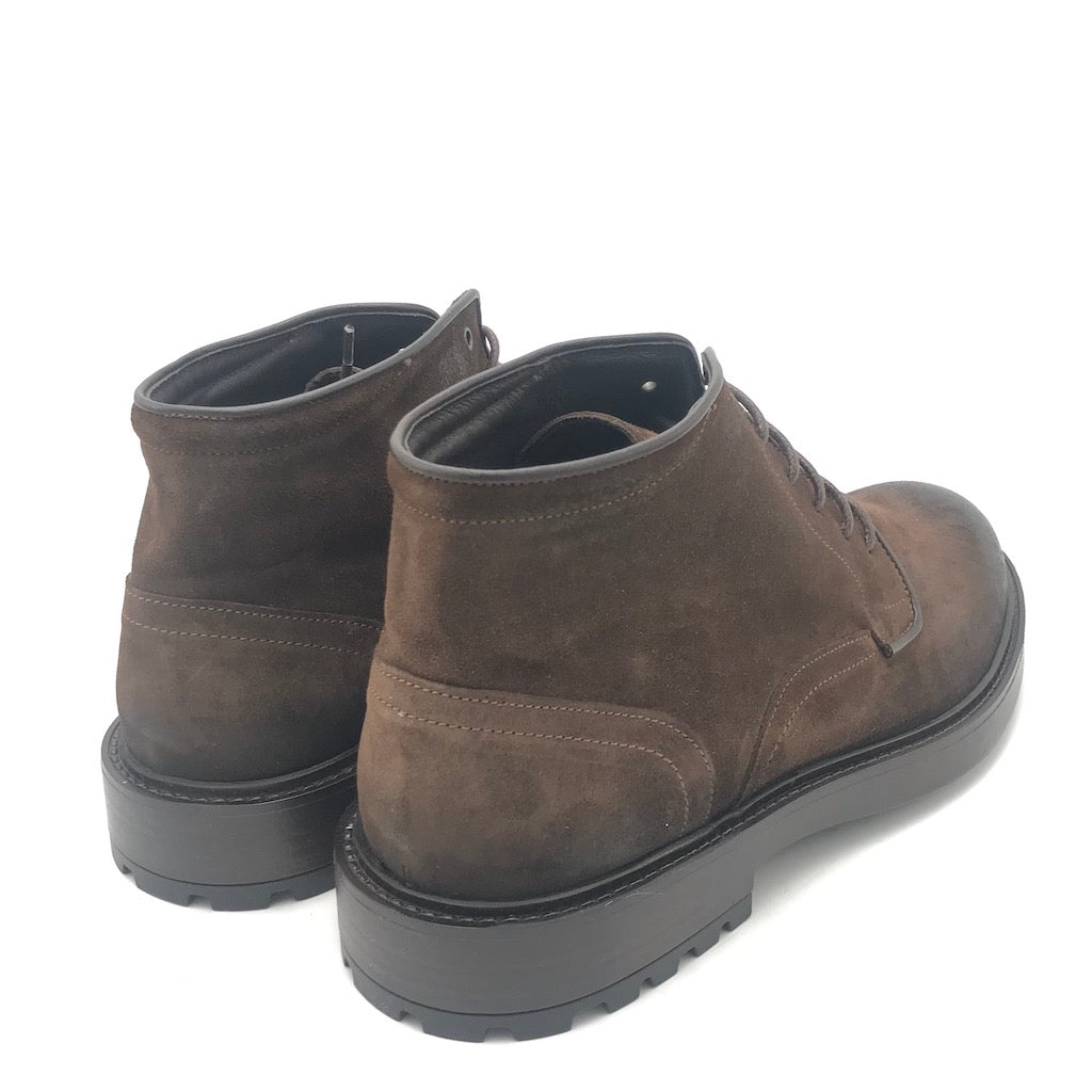 Zulian Calzature Stivaletto in crosta anticata terra Negozio