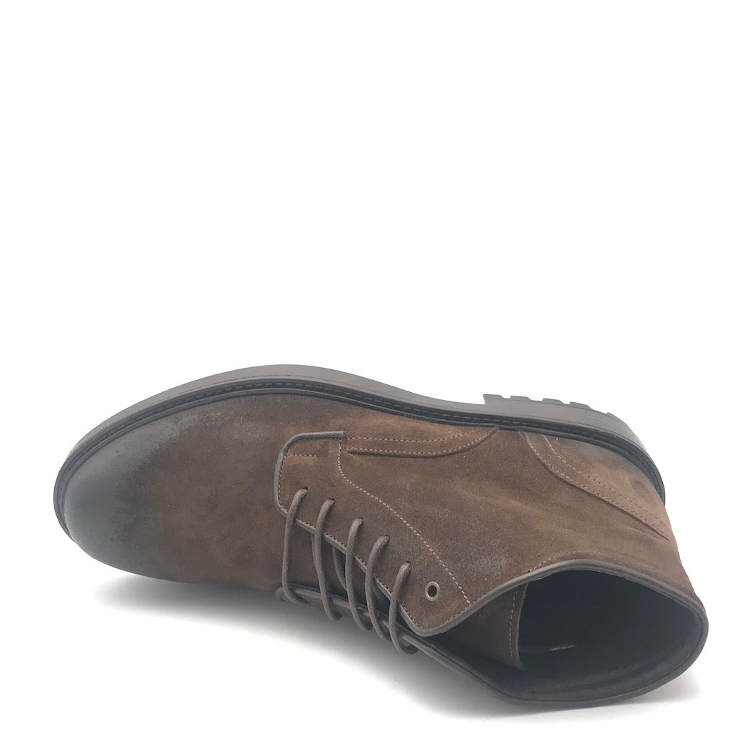 Zulian Calzature Stivaletto in crosta anticata terra Negozio